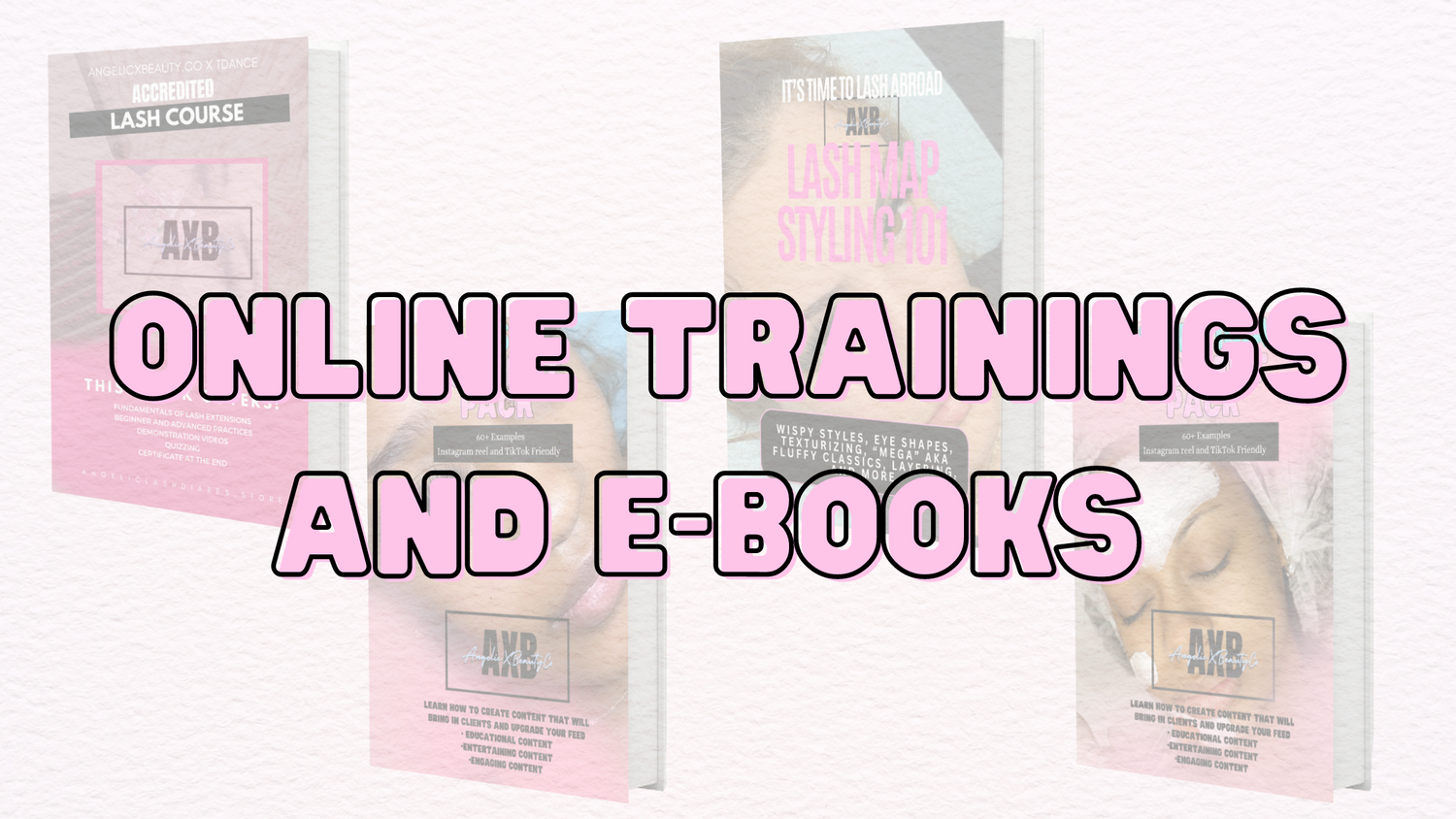 ONLINE TRAININGS & E-BOOKS