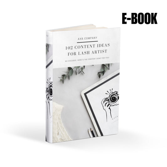 102 Content Ideas For Lash Artist (E-Book)